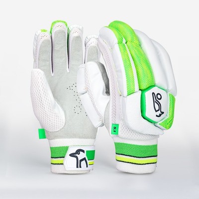 2026 Kookaburra Cricket Kahuna 5.1 Schlaghandschuhe weiß/grün - Portofrei