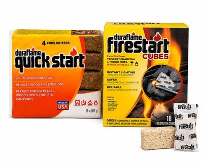 Duraflame Fire Starter Bundle   Firestart Cubes 2 Pack, Limited Edition