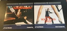 James Bond 007 2x LaserDisc Lot - For Your Eyes Only  Goldfinger Pioneer 20th