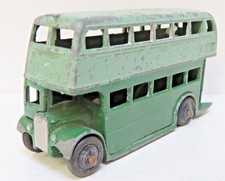 RARE COLOUR VINTAGE ORIGINAL DINKY 29C 290 AEC/STL DOUBLE DECKER BUS 2TONE GREEN