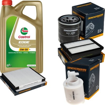Inspektionspaket Castrol EDGE 5W-30 M Engine 5L für KIA Proceed 1.0 T-GDi
