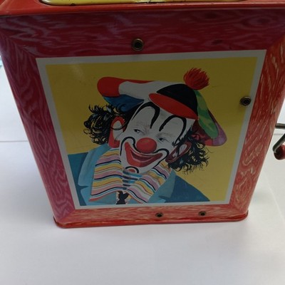 Matty Mattel 1961 Vintage Metal Jack-In-The-Box, Not Working