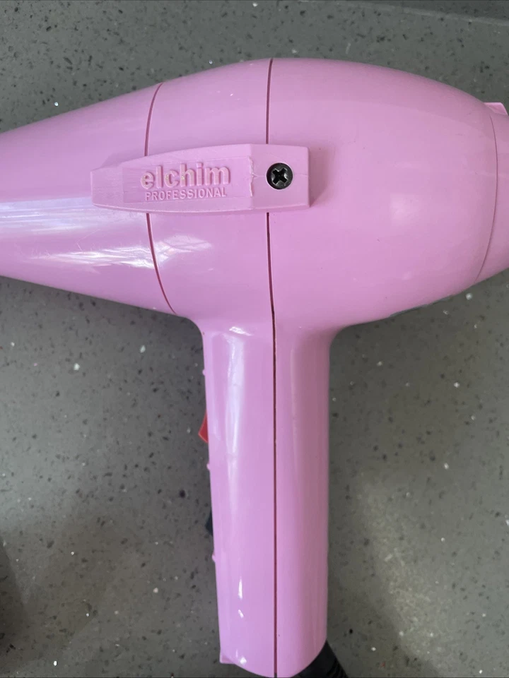 Elchim 2001 Professional Salon Hair Dryer 2000W Italy Pro Salon Works Great Pink - Image 2 of 4