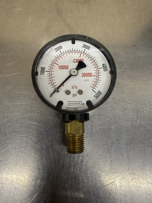 #ad Noshok 2.5” Face Fluid Filled Pressure Gauge 0 5000 PSI 1 4 NPT New Old Stock $24.99