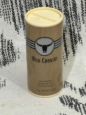 Avon Wild Country Men's Talc Powder Sealed Discontinued 2.65 Oz NEW Old Stock