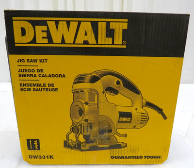 DEWALT DW331K Jig Saw Kit Corded Electric 120V 6.5Amps Variable Speed T-Shank