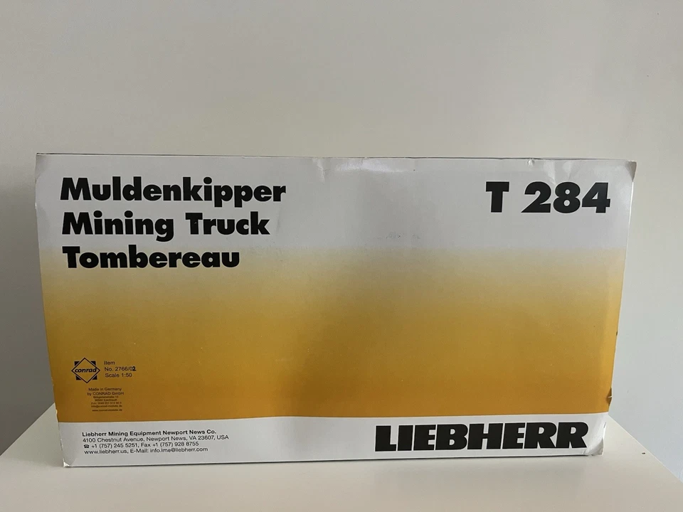 LIEBHERR T-284 Mining Dump Truck - Scale 1:50 - Conrad - New - Image 2 of 4