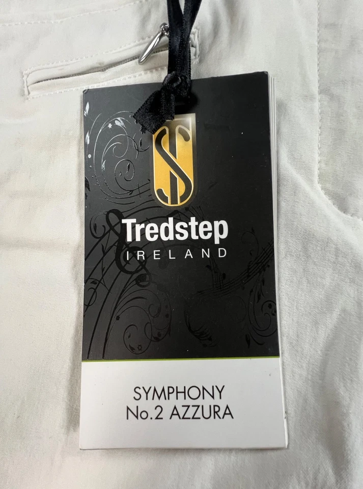 New Tredstep Symphony Azzura Full Seat Front-Zip White Breeches (32R) MSRP $170 - Image 3 of 4