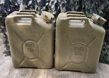 Lot Of 2 New Field Military Fuel Diesel Can Mfc 5 Gallon 20 L Cans Hmmwv Gas