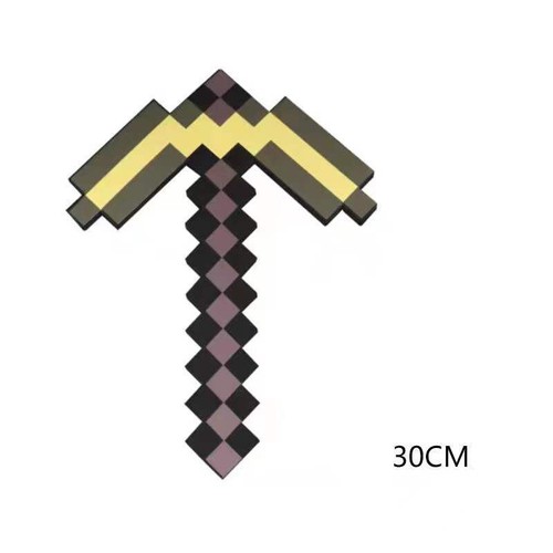 12'' MineCraft Kids Game Toys Diamond Sword & Pickaxe Soft EVA Foam Model Gifts - Picture 21 of 23