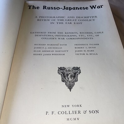 Antique 1905 War Book of Russo Japanese War Photographic RARE | eBay