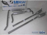 Imasaf Auspuffset MitteltöPfe+EndtöPfe für Lancia Flaminia 2.5 Berlina 1957-1970