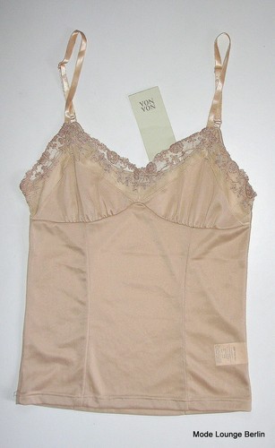NOA NOA Unterhemd Top rosa Hautfarbe beige Spitze APPLICAZIONI underwear - Picture 3 of 4