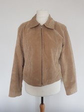 Joie De Vivre Leather Jacket. Size Uk 16
