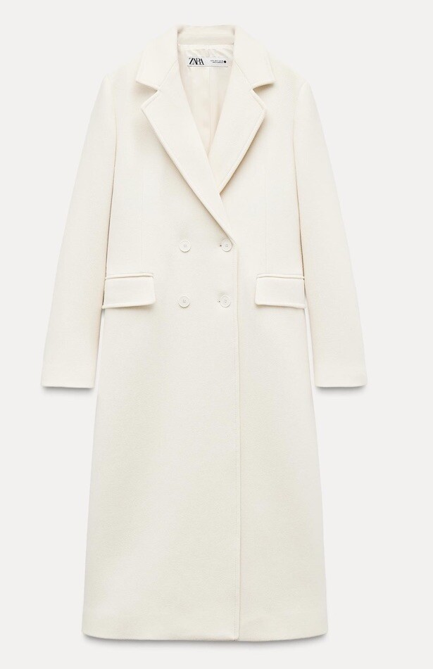 ALTRA CAPPOTTO ZARAZW COLLECTION SARTORIALE MISTO LANA BIANCO FW24 25 Taglia XL REF. 9047 632