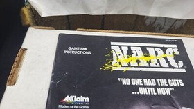 NARC NINTENDO ORIGINAL NES VIDEO GAME INSTRUCTION MANUAL BOOK ONLY