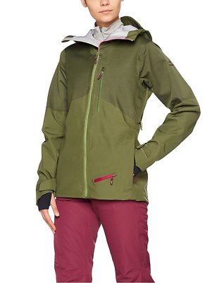 Brandneu mit Etikett Eider Damen SHAPER Skijacke fichtengrün UK 14