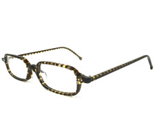 Vintage la Eyeworks Eyeglasses Frames CYRO 349 Brown Yellow Plaid 47-18-140
