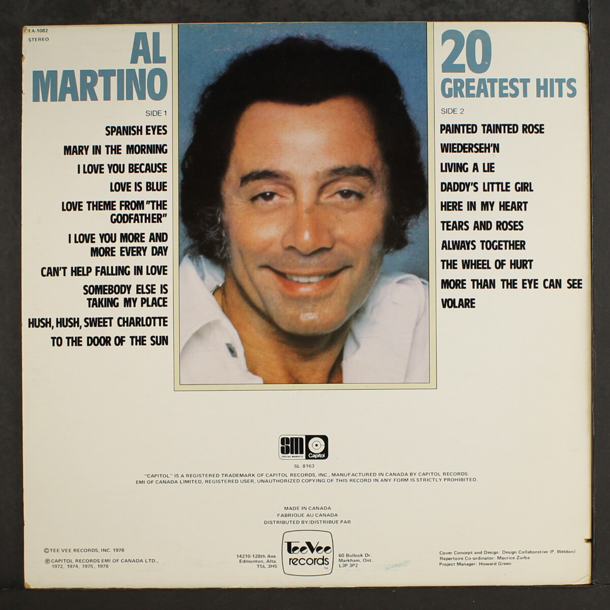 【希少レア盤】アル・マルティーノ Al Martino LPレコード 12インチ 希少レア盤】アル・マルティーノ Al Martino LPレコード 12インチ