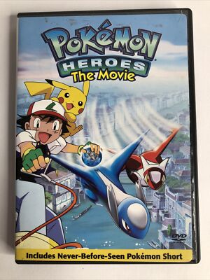 Pokemon Heroes: The Movie DVD with Insert Camp Pikachu Short~ Anime Ash  786936229417|
