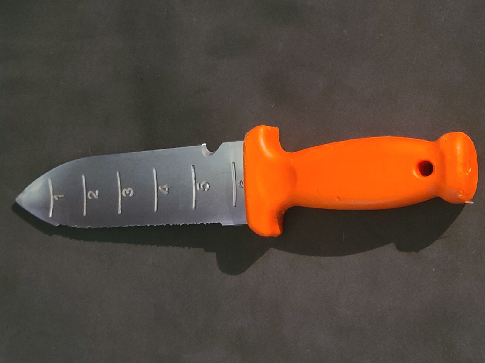 A.M. Leonard Deluxe Soil Knife Orange Hori Hori w/ 6" Stainless Steel Blade (B) eBay