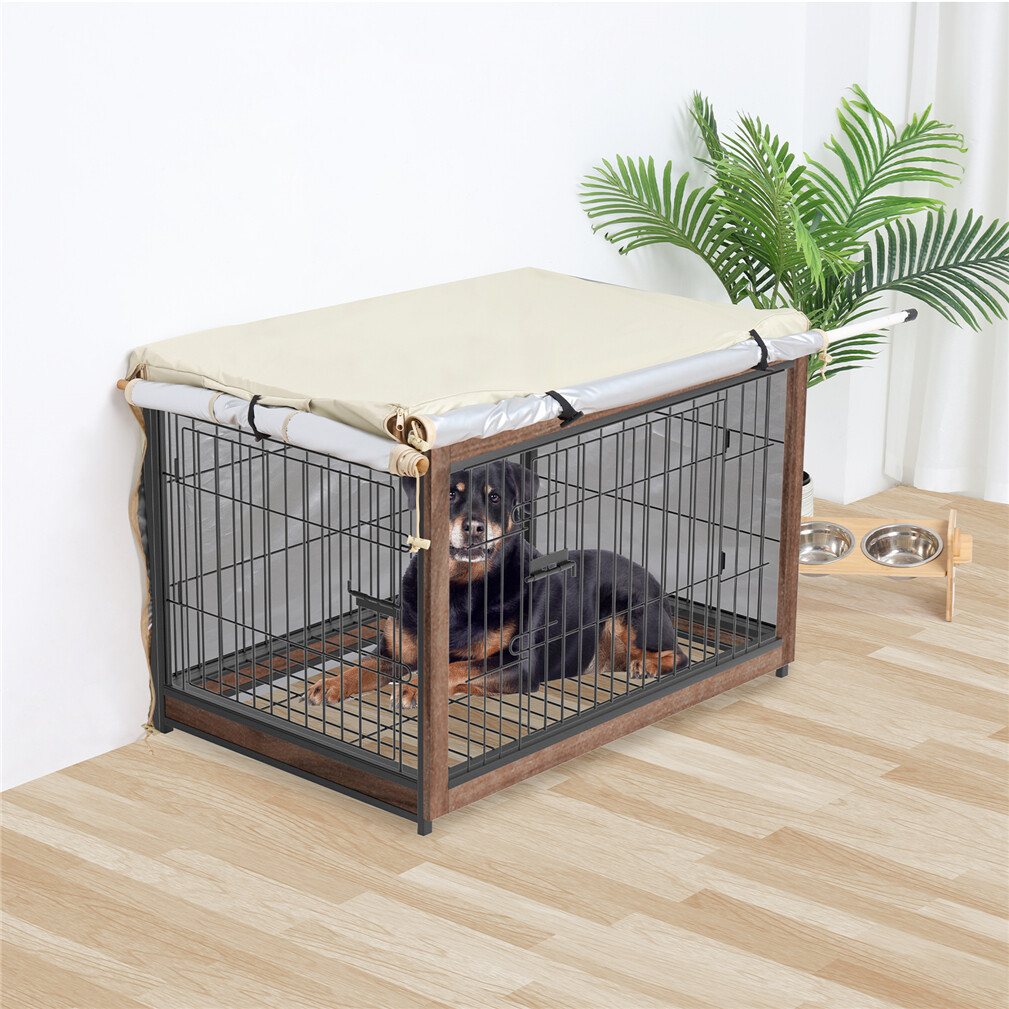 Waterproof Dog Crate Cover Pet Dog Kennel Cage Cover Oxford Cloth