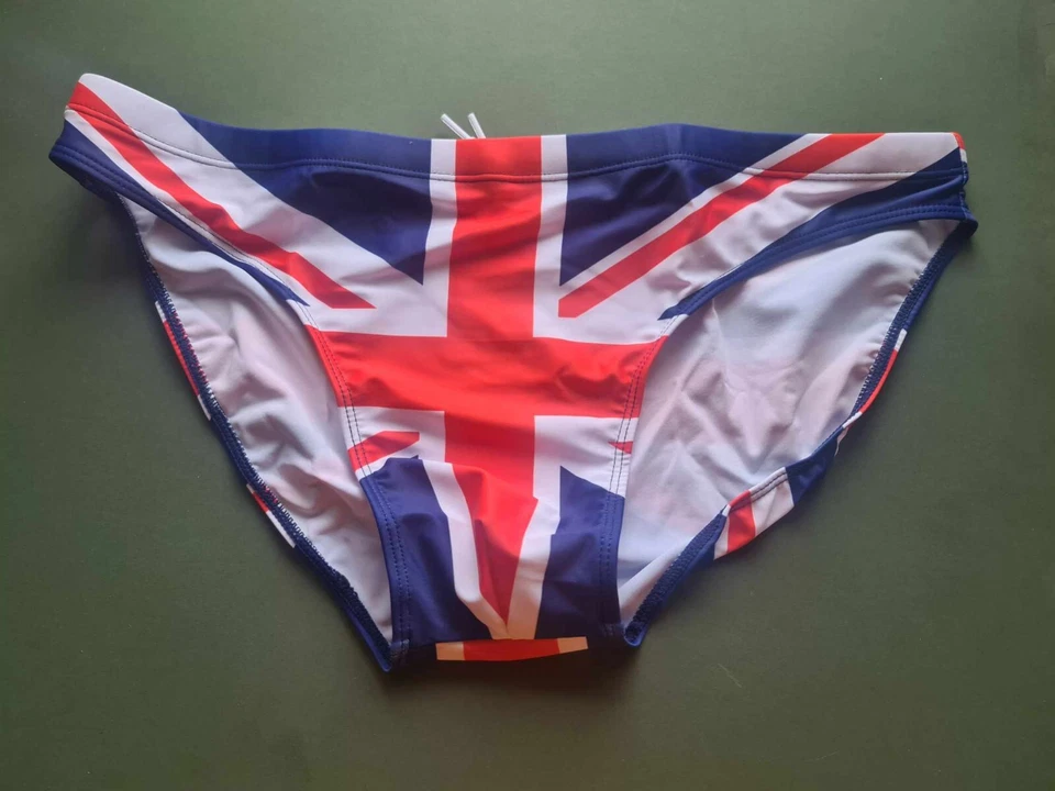 British Union Jack Flag Briefs Trunks Swimming Sports sizes 31-42 inch TO CLEAR - Изображение 2 из 4
