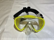 ScubaPro Synergy 2 Dive Mask - Clear/Yellow - Comfort Strap 24.839.500 OPEN BOX