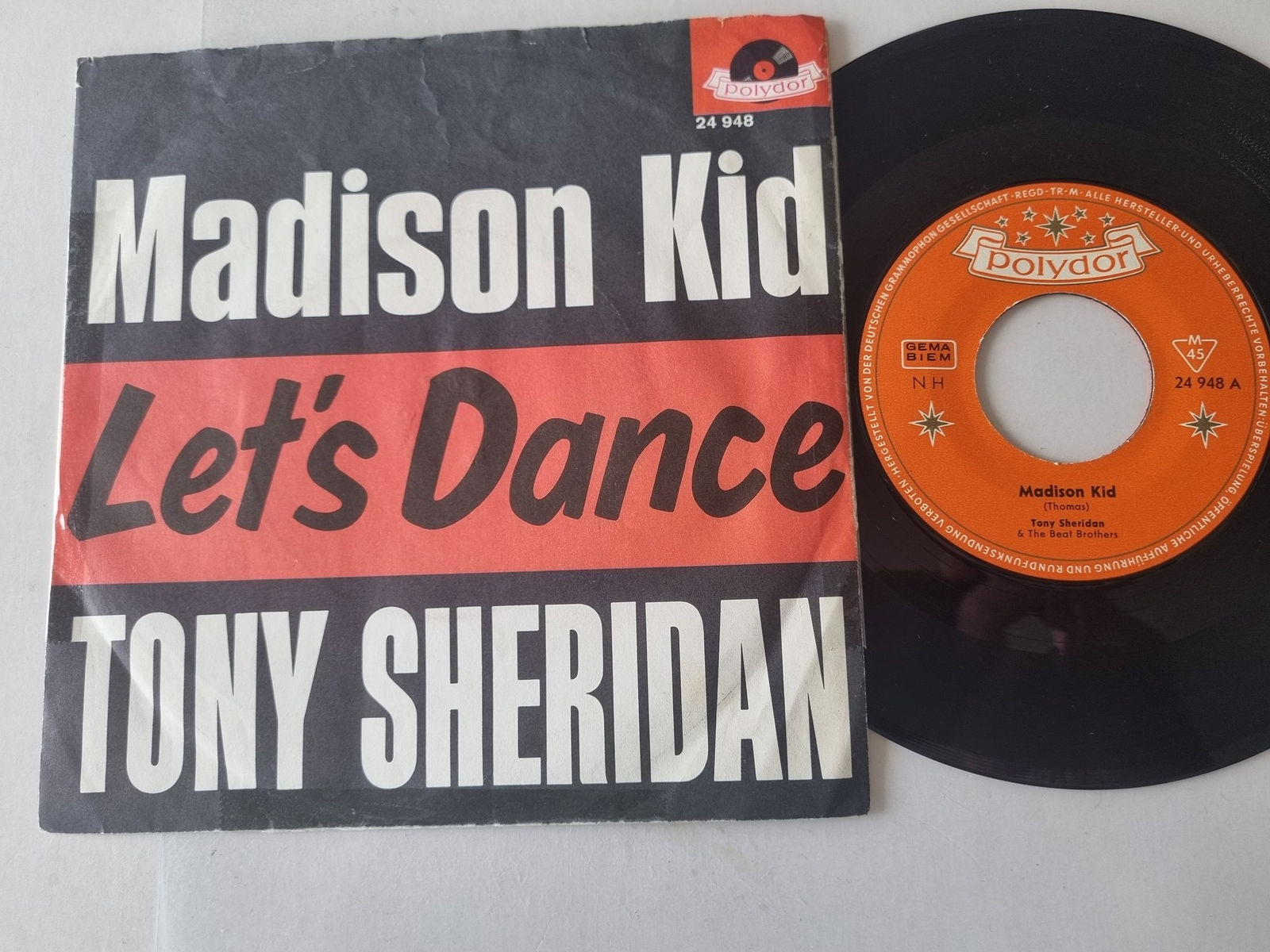 Tony Sheridan - Madison Kid 7'' Vinyl Germany