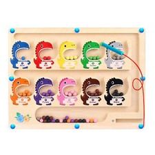 Furnizone Magnetic Color and Number Maze Montessori Toys for 3 4 Year Old Boy...