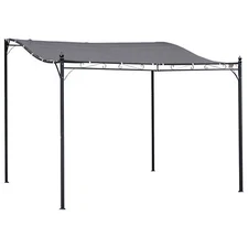 10' x 10' Outdoor Pergola Gazebo Patio Canopy for Backyard Deck Garden Sun Shade