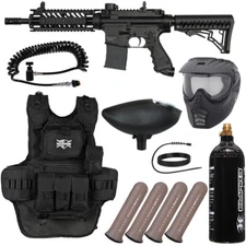 NEW Tippmann TMC Heavy Gunner Paintball Gun Package Kit - Black