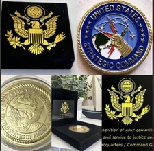 United States Strategic Command Challenge Coin  USA