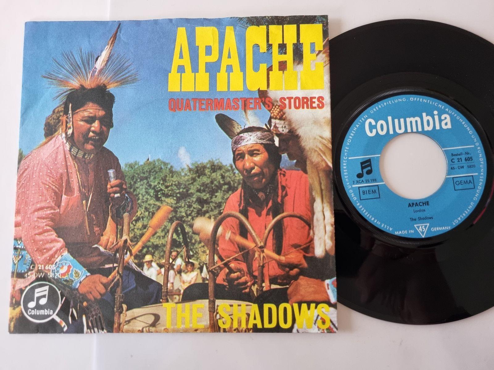7"" Single The Shadows - Apache Vinyl Germany