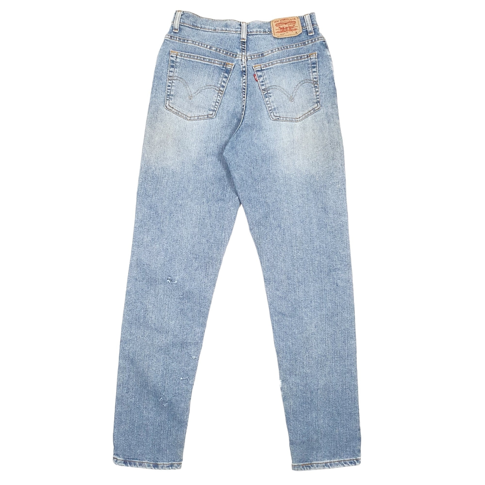 LEVIS 512 Jeans Slim Tapered Fit Blue Denim Trousers Womens UK8 image 3