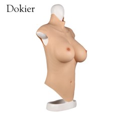 Mezzo body Dokier taglie forti silicone forme seno tette finte per crossdresser