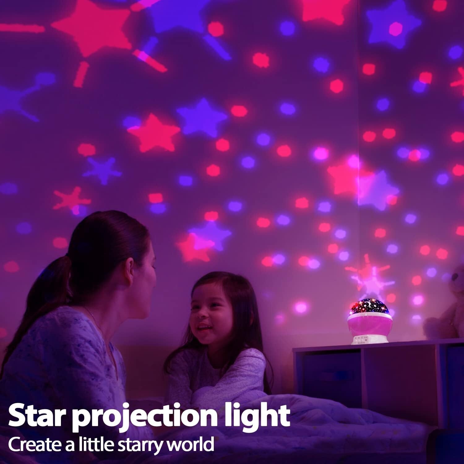 Starry Night Light Projector Star Sky Moon Lamp Kids Bedroom lights eBay