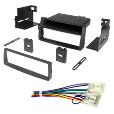 AI-TOYK960 Car Stereo Single Din Radio Install Dash Kit & Wires for Corolla