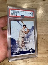 Roger Maris PSA 10 Panini CANVAS PRINT Diamond Kings Yankees 2018 Collector Card
