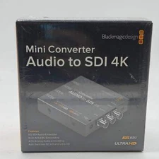 New Blackmagicdesign Mini Converter Audio to SDI 4k Audio Converter CONVMCAUDS4K