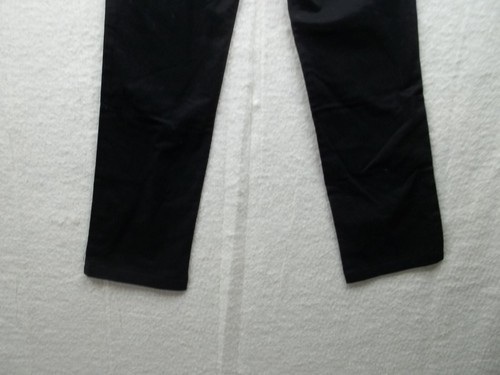 Old Navy Pants Girls 14 29x27 Black Skinny Straight Mid Rise Cotton Casual - Picture 8 of 10