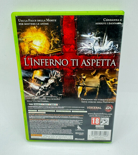 Dante's Inferno Xbox 360 Microsoft Pal Eng Spiel Verwendet Italienisch Komplette - Bild 2 von 4