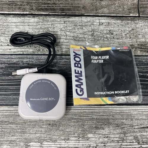 Official Nintendo Gameboy Four Player Adapter DMG-07 Link Cable - NEW OOB