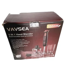 VAVSEA 5-in-1 multi-function immersion hand blender, 1000 W-NEW IN BOX TESTED