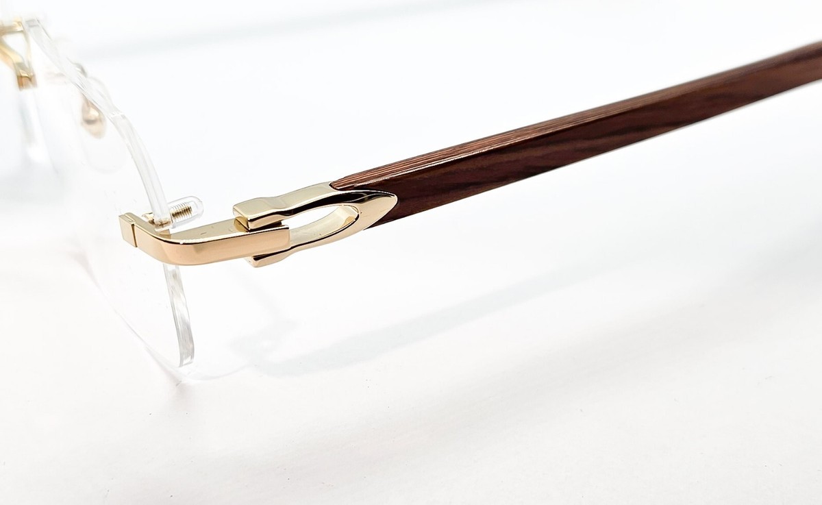 CARTIER 長方形フレームメガネ CT0407O 002 Cartier CT0480O 002 Eyeglasses Shiny Silver - eye-oo.com