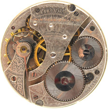 1904 WALTHAM POCKET WATCH MOVEMENT 13553328 GRADE 610 16s 7j QH