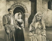 NORMAN WOOLAND EILEEN HERLIE JEAN SIMMONS HAMLET 1948 Foto Original