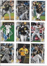 2020 Topps Baseball Series 1&2 Team Sets 22 Cards Lot Pirates