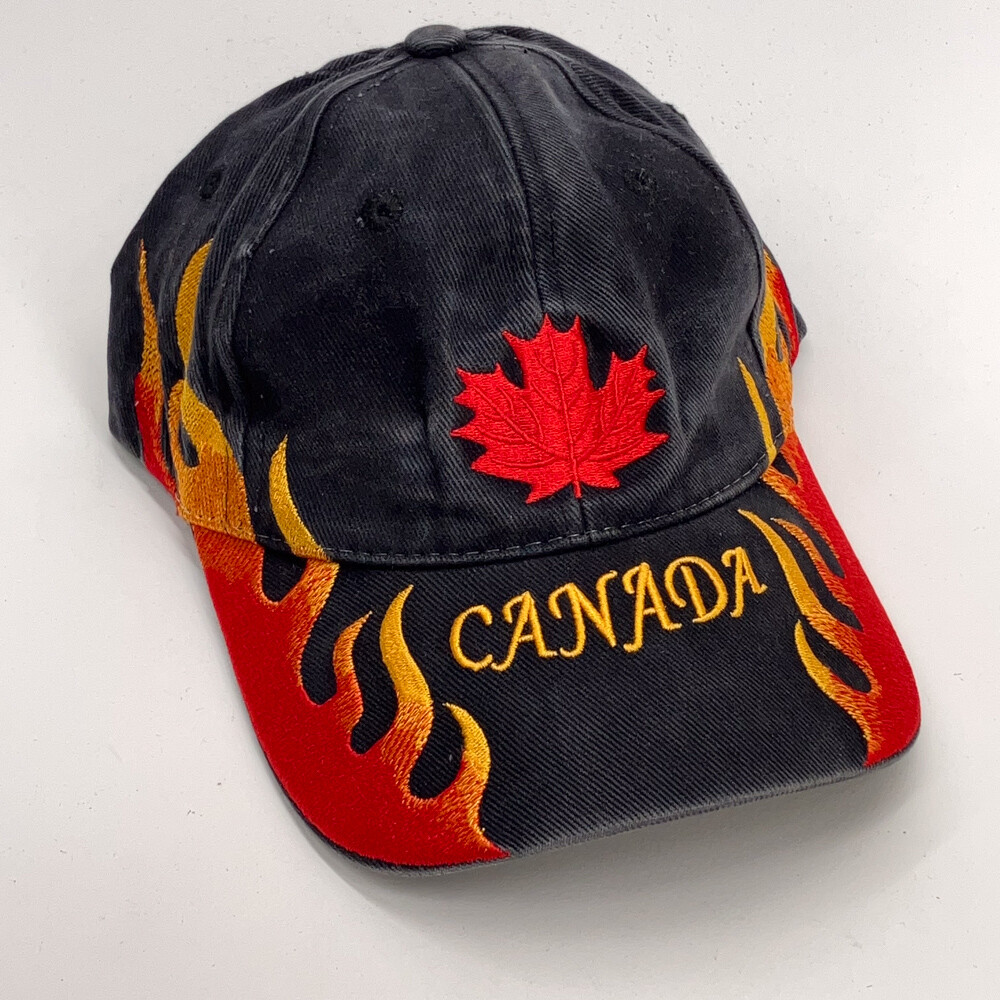 Canada Large Flame Pattern Hat Maple Leaf - image 1