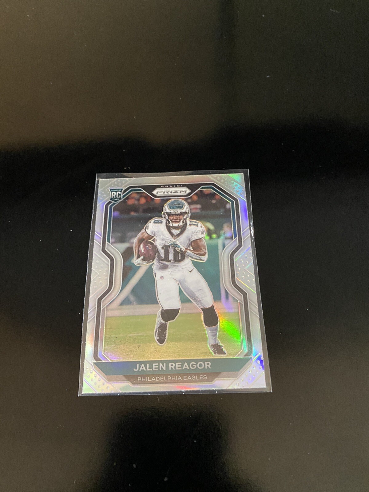 2020 Panini PRIZM Jalen Reagor RC - Rookie Silver Prizm Card No. 342